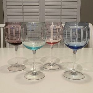 Marquis by Waterford Polka Dot Etched Wine Glasses - Set of 4